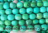 WBBS03 15 inches 16*18mm pumpkin yellow green howlite turquoise beads wholesale
